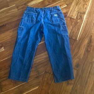 CARHARTT FLAME RESISTANT CARPENTER DENIM JEANS 40X30